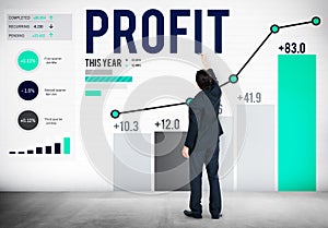 Profit Benefit Financial Income Growth Concept