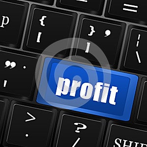 Profit button on computer keyboard