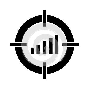 Profit flat vector icon which can easily modify or edit