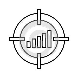 Profit flat vector icon which can easily modify or edit
