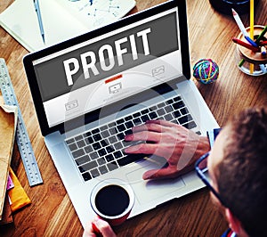 Profit Gain Financial Revenue Income Concept