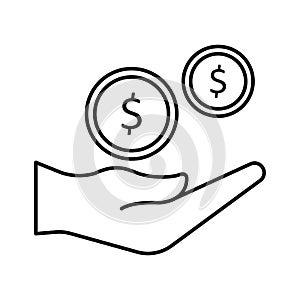 Profit gain Vector Icon which can easily modify or edit