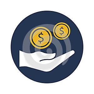 Profit gain Vector Icon which can easily modify or edit