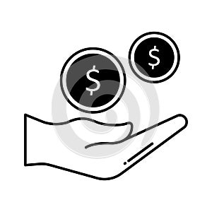 Profit gain Vector Icon which can easily modify or edit