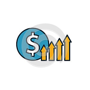 Profit icon. Simple element from startup icons collection. Creative Profit icon ui, ux, apps, software and infographics