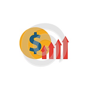 Profit icon. Simple element from startup icons collection. Creative Profit icon ui, ux, apps, software and infographics