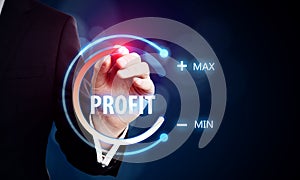 Profit and innovation concept