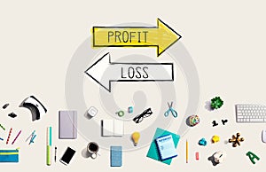 Profit or loss with electronic gadgets and office supplies