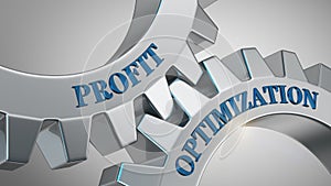 Profit optimization concept.