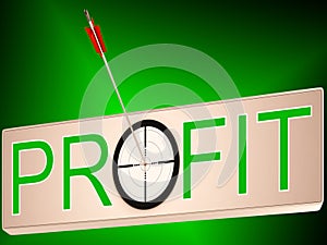 Profit Shows Earning Revenue And Business Growth