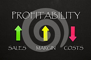 Profitability Business concept