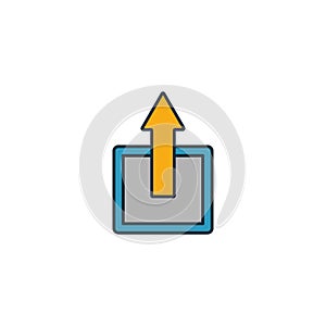 Profitability icon. Outline filled creative elemet from business ethics icons collection. Premium profitability icon for ui, ux,