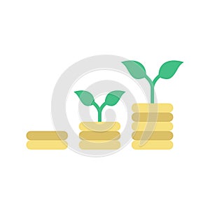 Profitability icon vector image.