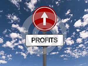 Profits sign