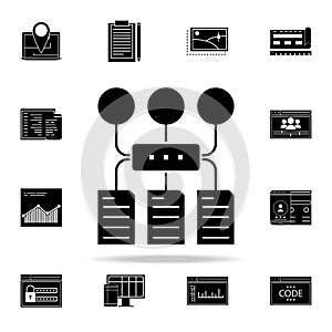 program algorithm icon. Web Development icons universal set for web and mobile