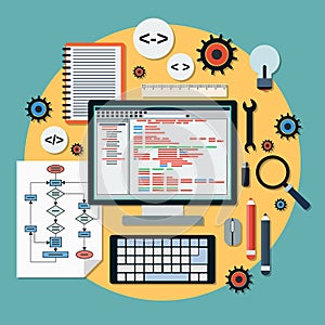 Program coding vector concept