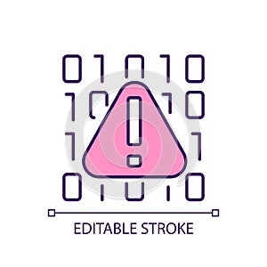 Program error RGB color icon