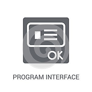 Program Interface icon. Trendy Program Interface logo concept on