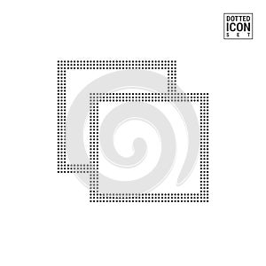 Program Windows Dot Pattern Icon. Software Dotted Icon Isolated on White Background. Vector Icon or Design Template