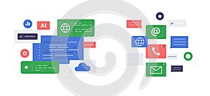 Programing and communication vector concept