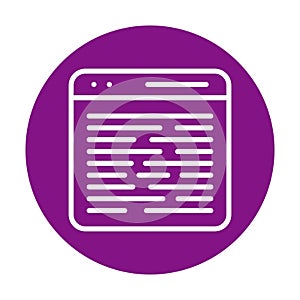 Programing Isolated Vector icon which can easily modify or edit