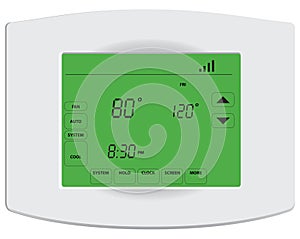 Programmable digital thermostat