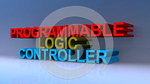 Programmable logic controller on blue