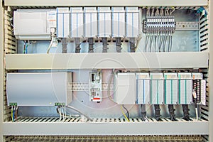 Programmable logic controller  PLC  to controlling oil and gas process system with fully automated.