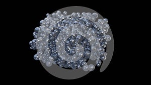 Programmable matter forming sphere. View 2 photo
