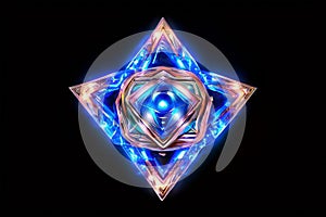 programmable star of david a large star of david decoration with