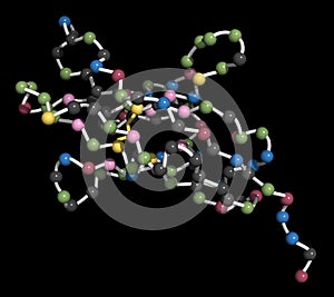 Programmed cell death 1 (PD-1, CD279) receptor protein. PD-1 is a major cancer drug target