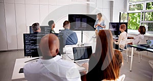 Programmer Code Training In Classroom