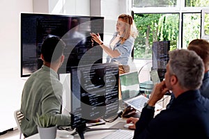 Programmer Code Training In Classroom