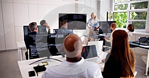 Programmer Code Training In Classroom