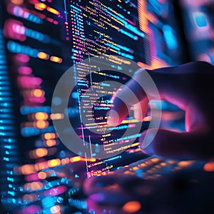 Programmer Coding Software Development Night