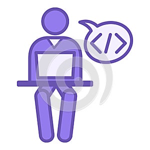 Programmer Color Icon.