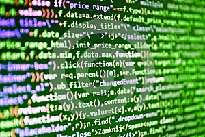 Programmer developer screen.