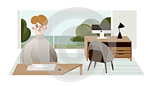 Programmer sitting at a computer
