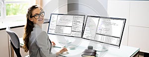 Programmer Woman Coding
