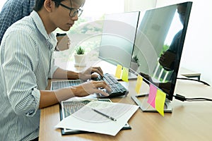 programmer work with Developing programming