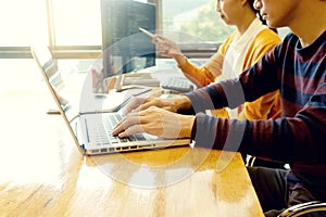 programmer work with Developing programming