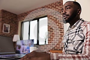 Programmer writing program code and data base