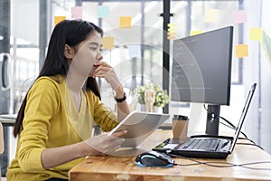 Programmers and developer teams are coding and developing software.