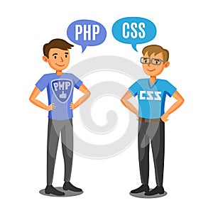 Programmers, developers, process coding, teamwork. Communication