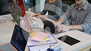 Programmers and IT software developers team working in modern office for developing programming and coding technologies