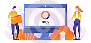 Programmers upgrading computer