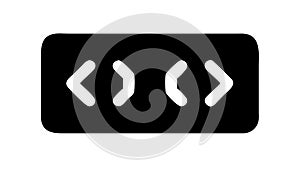Programming Brackets, Coding Symbol, Software Development, vector design Generative AI