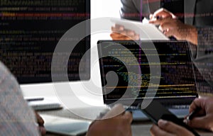 Software  Programming code abstract technology background Developer programming and coding technology  software developer and