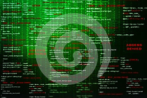 Digital Abstract technology background, binary code background