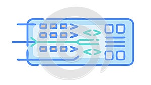 Programming Code Blocks. Software Development and Digital Coding Vector, vector design Generative AI